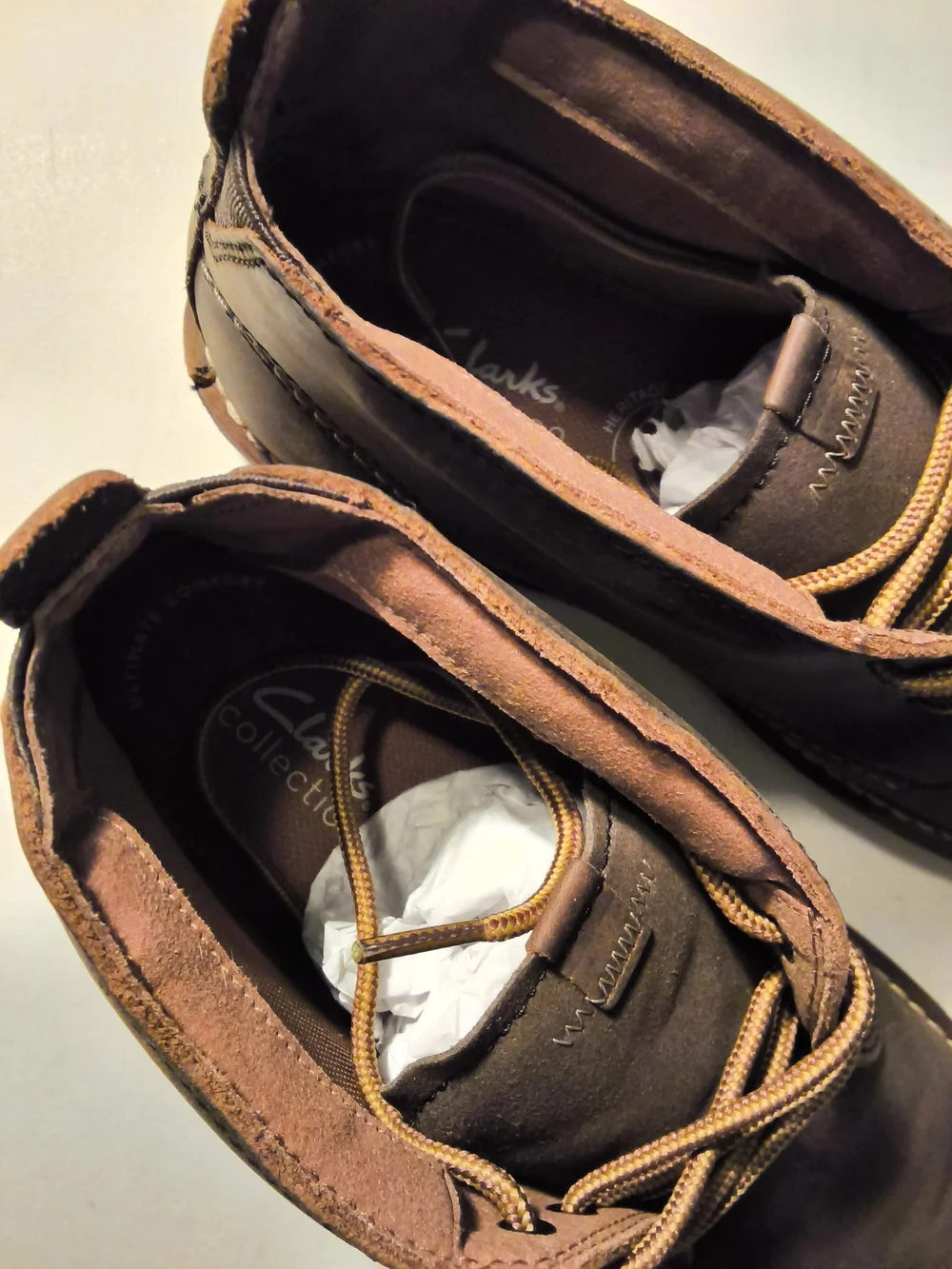 Clarks Men’s Brown Leather Chukka Boots